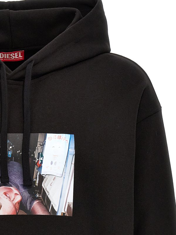 Macs hood hoodie shop online: DIESEL