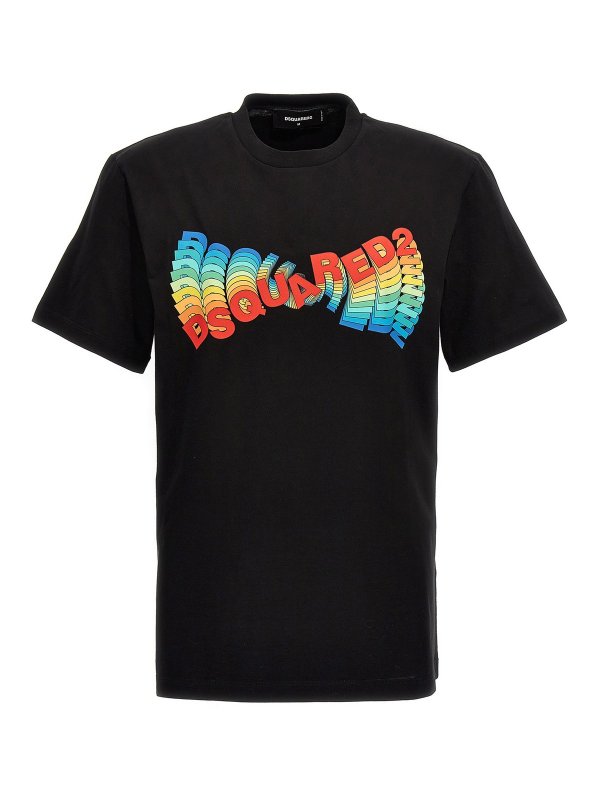 DSQUARED2: Camisetas - Camiseta - Negro