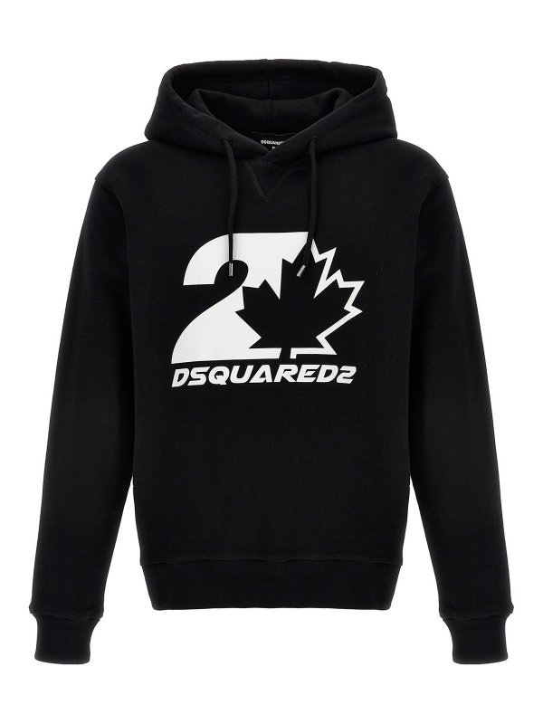 DSQUARED2: Sweatshirts & Sweaters - cool fit hoodie