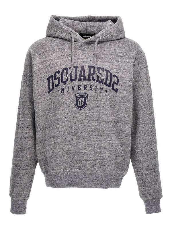 DSQUARED2: Sweatshirts & Pulls - Sweat-Shirts - Gris