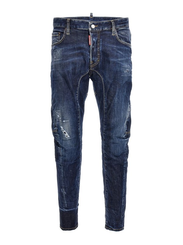 DSQUARED2: Jeans Rectos - Vaqueros Rectos - Azul