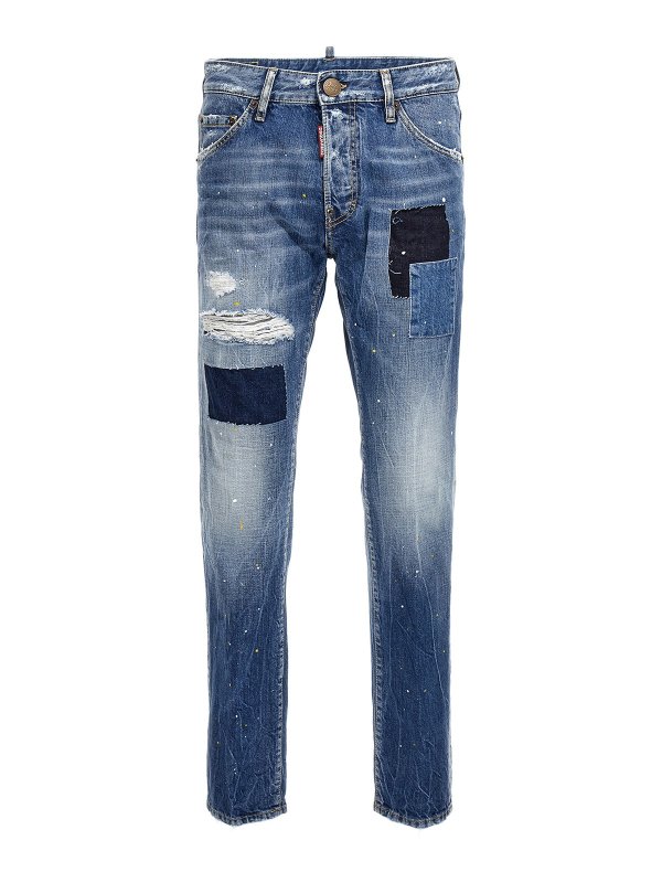 DSQUARED2: straight leg jeans - Cool guy jeans