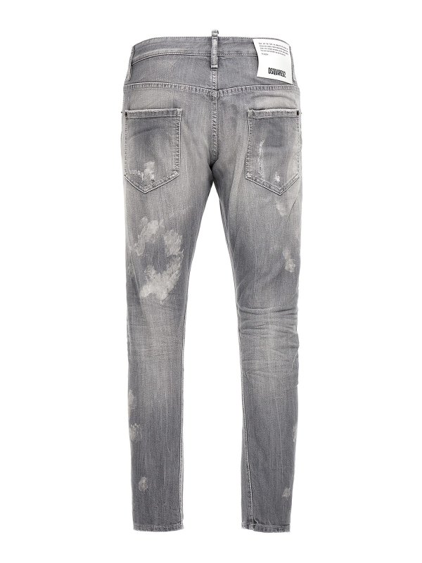 DSQUARED2: ストレートジーンズ online - ストレートジーンズ - グレー
