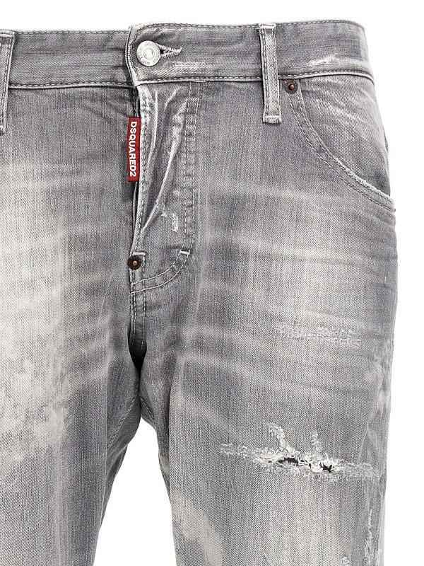 The Best Shops DSQUARED2: ストレートジーンズ - ストレートジーンズ - グレー