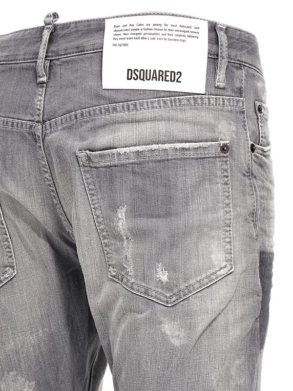 ストレートジーンズ - グレー shop online: DSQUARED2