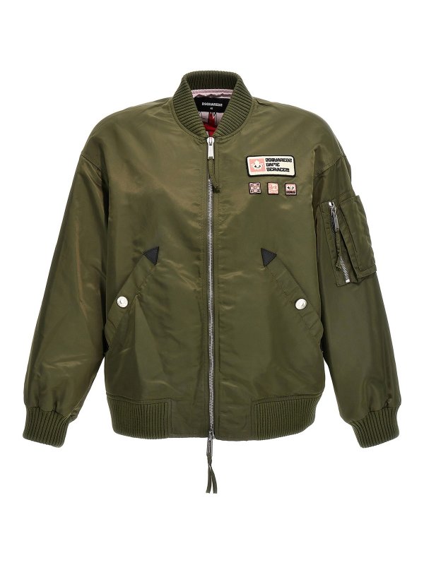 DSQUARED2: Bombers - Bomber - Vert