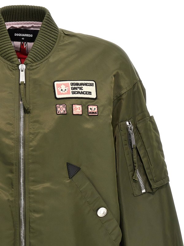 The Best Shops DSQUARED2: Bombers - Bomber - Vert
