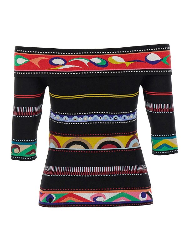 EMILIO PUCCI: Tops & Tank tops online - Jacquard patterned top