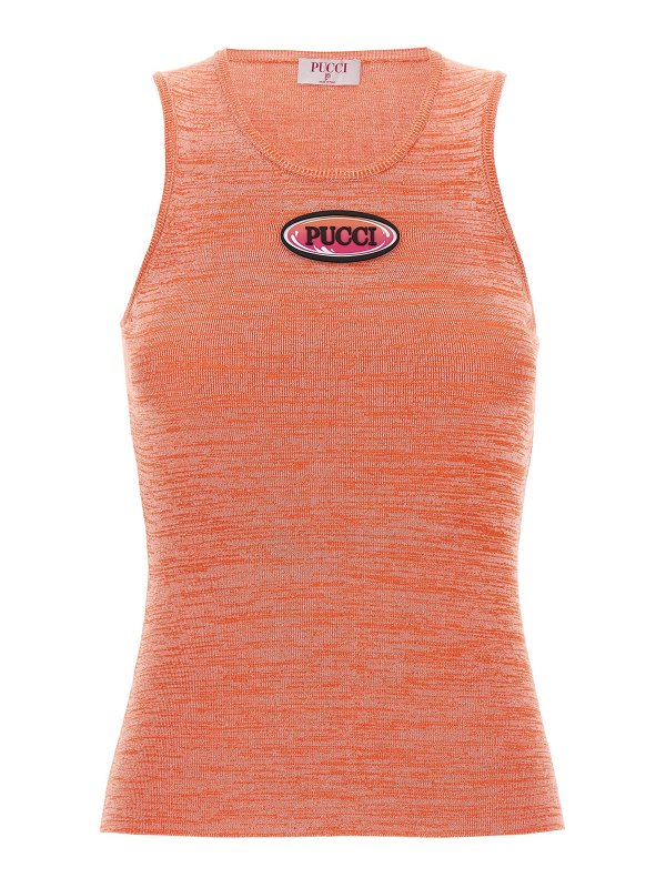 EMILIO PUCCI: トップス＆タンクトップ - トップ/タンクトップ - マルチカラー