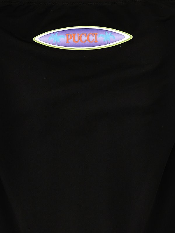 The Best Shops EMILIO PUCCI: costumi interi - Costume da bagno con spalle scoperte e logo