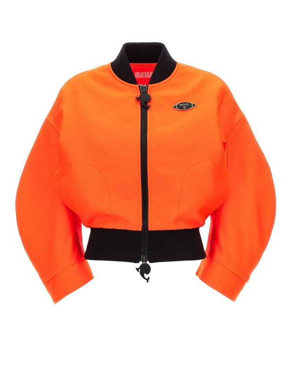 EMILIO PUCCI: Bombers - Bomber - Orange