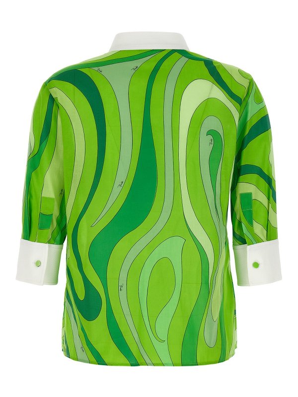 EMILIO PUCCI: Hemden online - Hemd - Grün