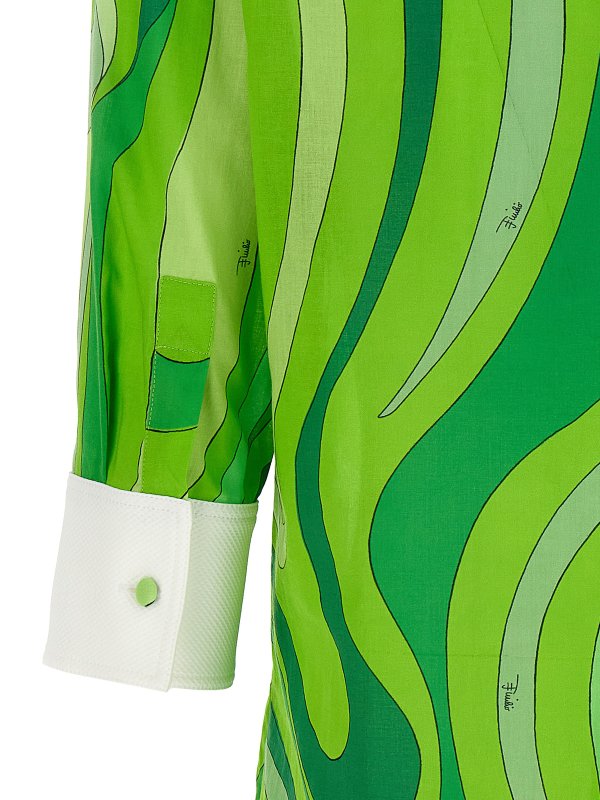 Hemd - Grün shop online: EMILIO PUCCI