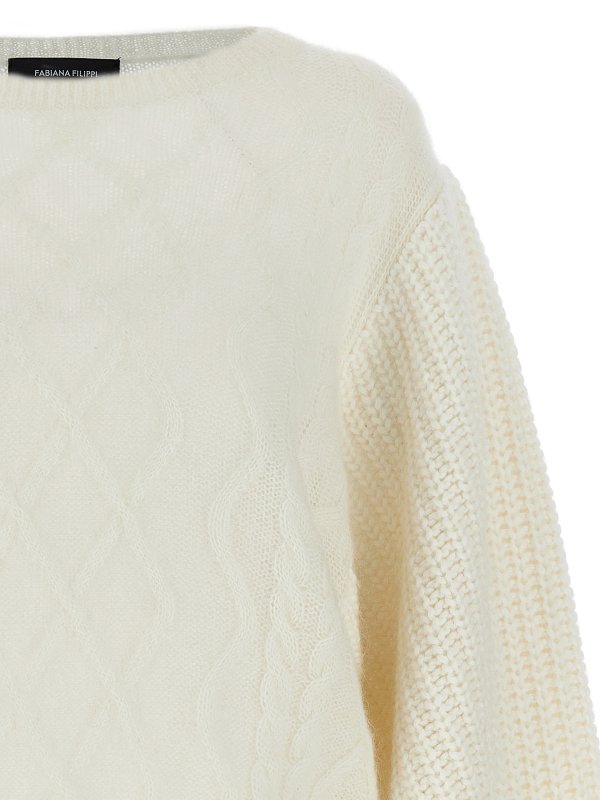 The Best Shops FABIANA FILIPPI: カーディガン - カーディガン - 白