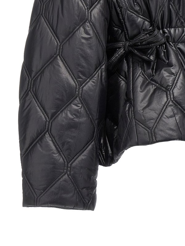 Quilted puffer jacket shop online: GANNI