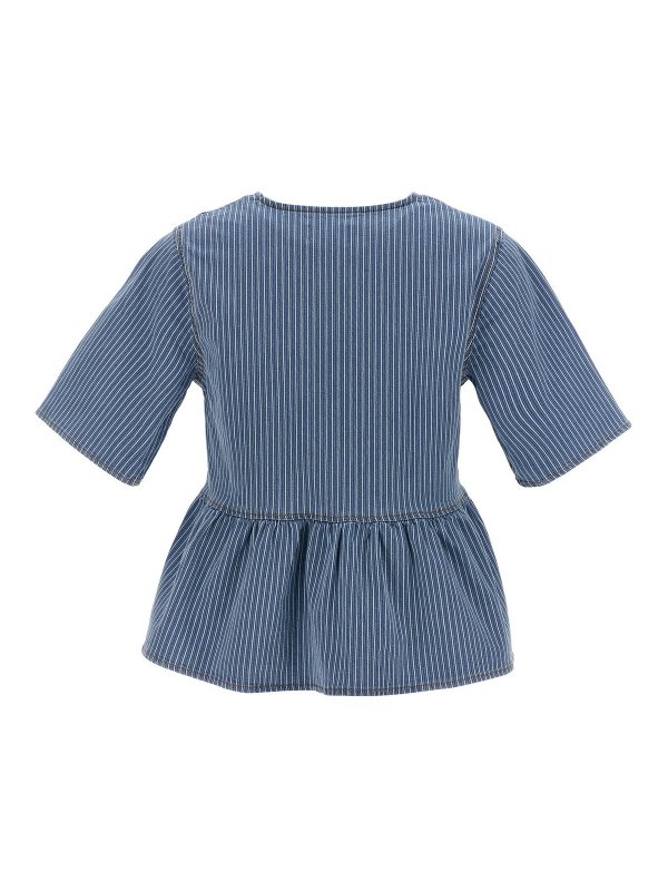 GANNI: ブラウス online - ブラウス - ライトブルー