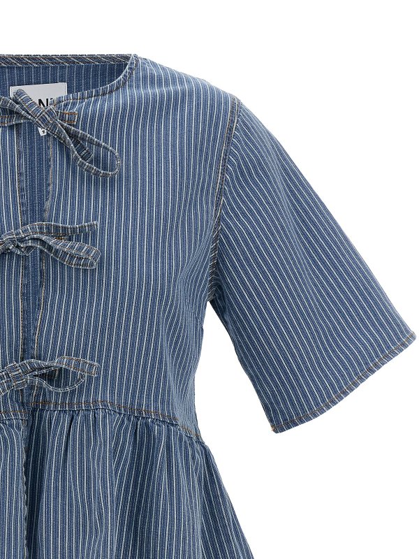 The Best Shops GANNI: ブラウス - ブラウス - ライトブルー