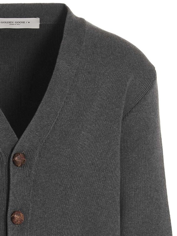 The Best Shops GOLDEN GOOSE: cardigans - Logo cardigan
