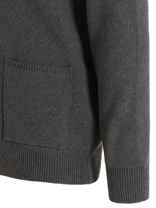 Logo cardigan shop online: GOLDEN GOOSE