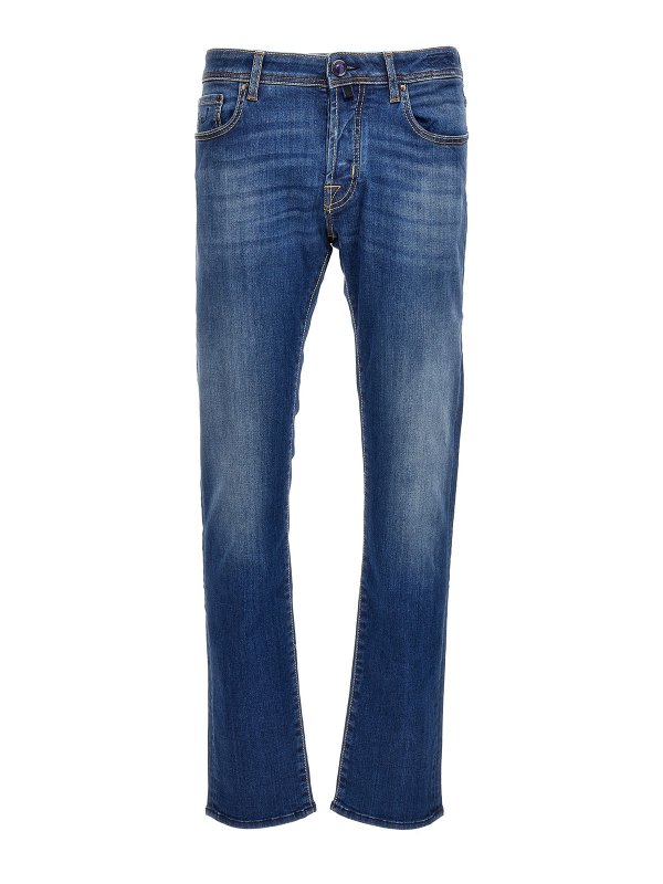 JACOB COHEN: Jeans Rectos - Vaqueros Rectos - Azul