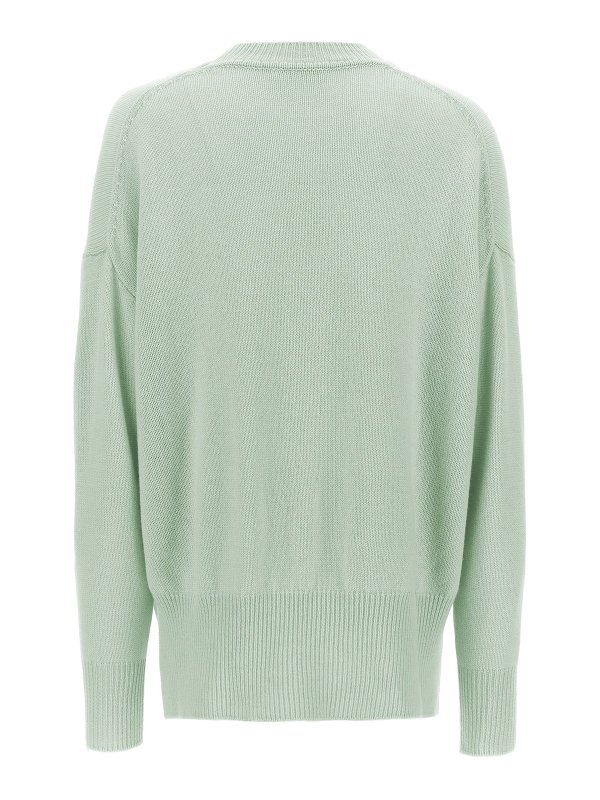 JIL SANDER: Suéteres con cuello pico online - Suéter Cuello Redondo - Verde