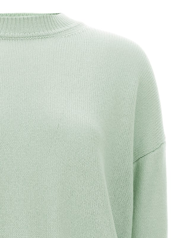 The Best Shops JIL SANDER: Suéteres con cuello pico - Suéter Cuello Redondo - Verde