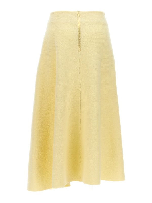 JIL SANDER: Jupes midi et au genou online - Jupe Midi - Jaune