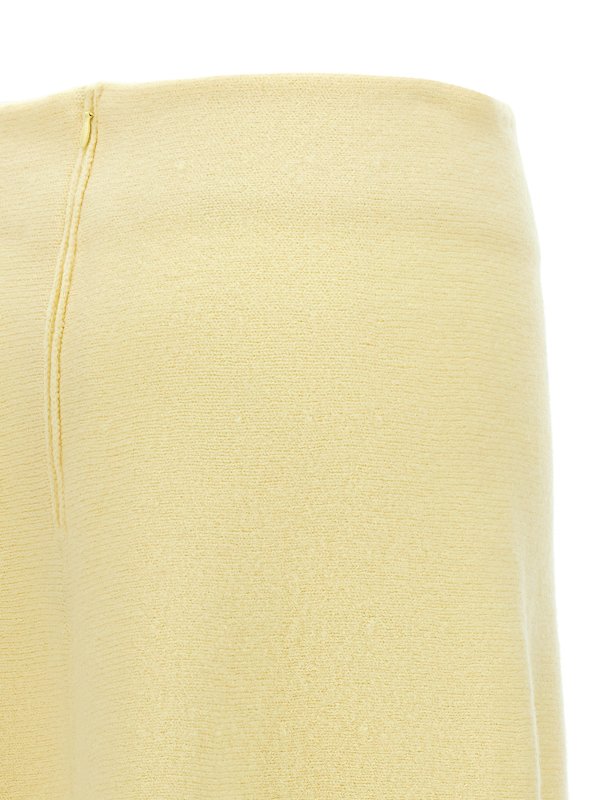Jupe Midi - Jaune shop online: JIL SANDER