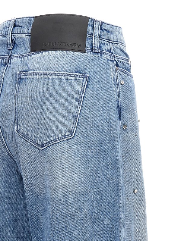 ストレートジーンズ - ライトブルー shop online: KARL LAGERFELD