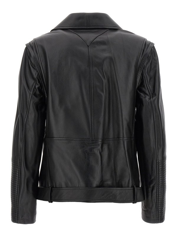The Best Shops KARL LAGERFELD: leather jacket - Leather biker jacket