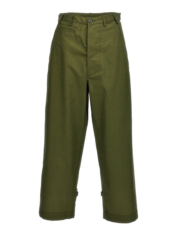 KENZO: casual trousers - oversized straight pants