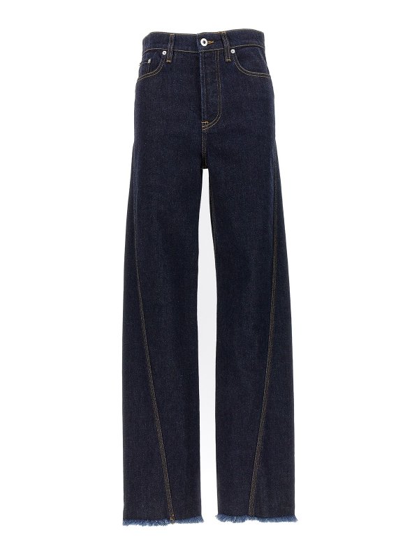 LANVIN: straight leg jeans - Twisted jeans