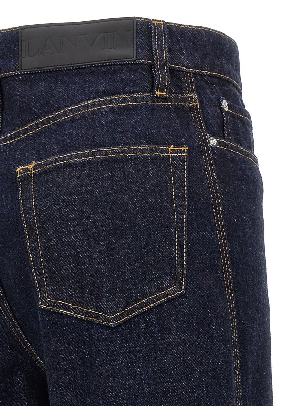 Twisted jeans shop online: LANVIN