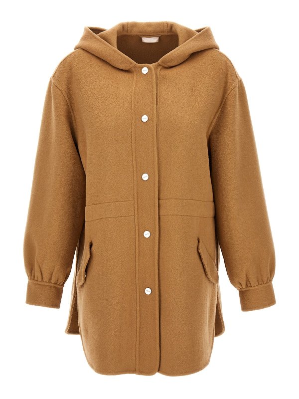 Liu Jo: ニーレングスコート - 膝丈コート - ベージュ