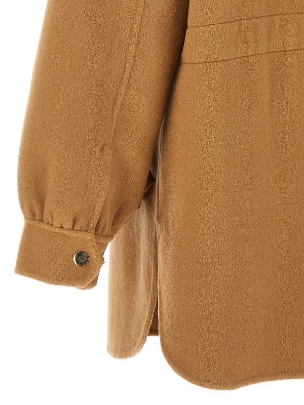 膝丈コート - ベージュ shop online: Liu Jo