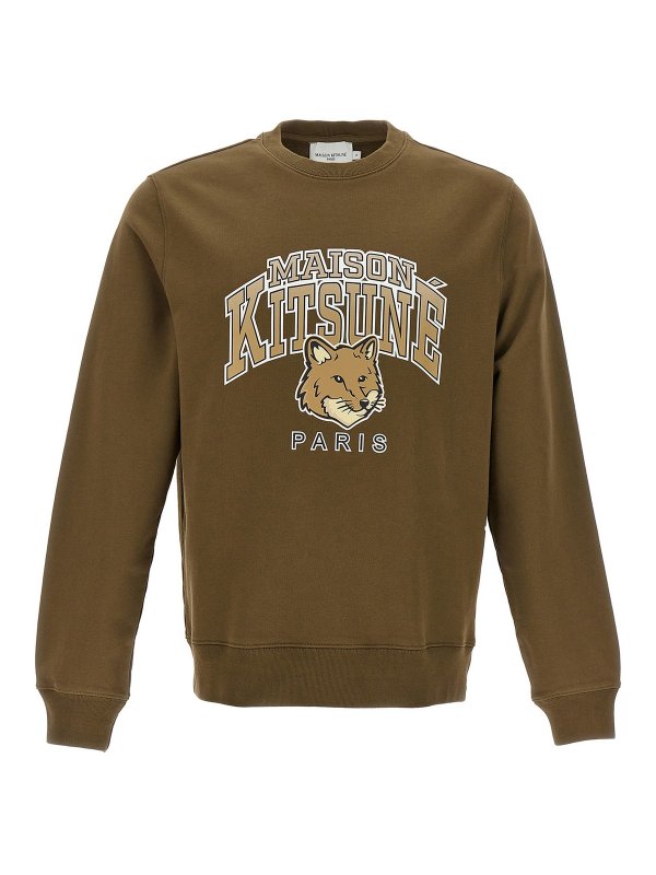 MAISON KITSUNÉ: Hemden - Hemd - Grün