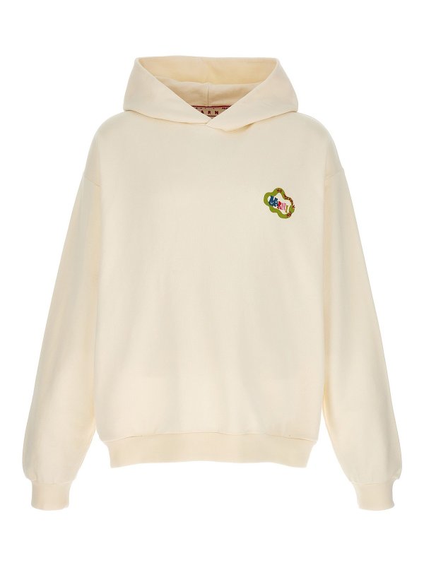 Marni: Sweatshirts und Pullover - Sweatshirt - Weiß
