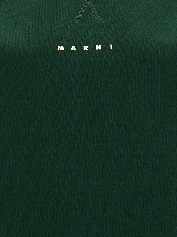 Logo print sweatshirt shop online: Marni