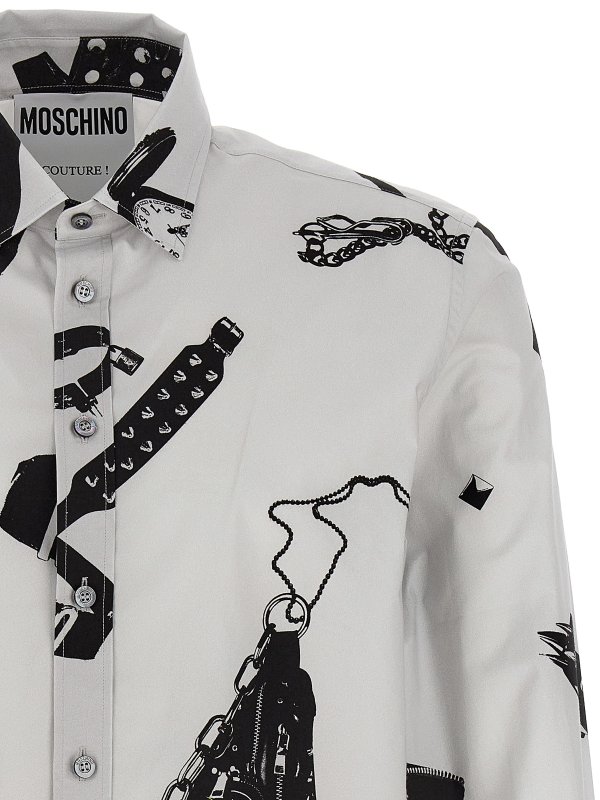 The Best Shops MOSCHINO: シャツ - シャツ - グレー