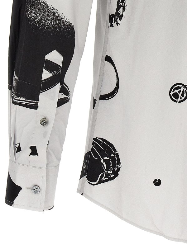 シャツ - グレー shop online: MOSCHINO