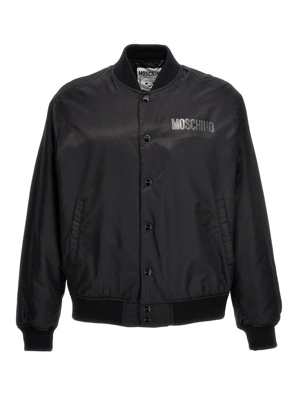 MOSCHINO: ボンバージャケット - ボンバージャケット - 黒
