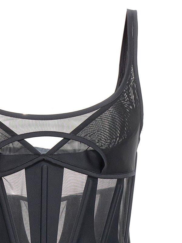 The Best Shops MUGLER: Robe longueur genou - Robe Au Genou - Noir