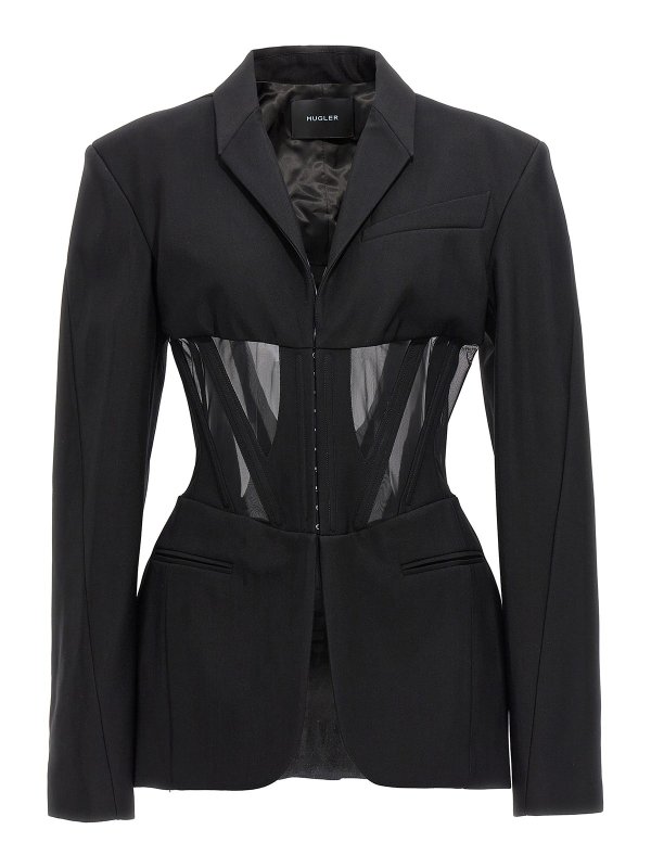 MUGLER: blazers - Corset jacket