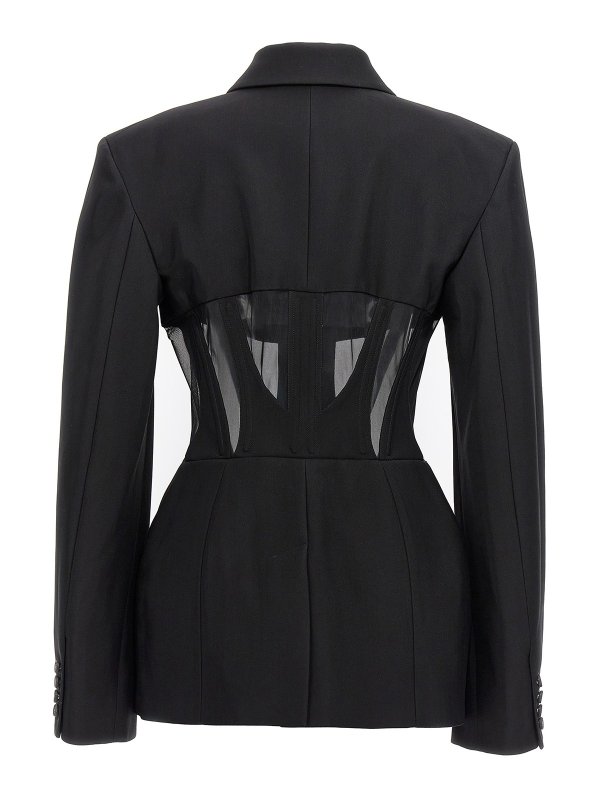 MUGLER: blazers online - Corset jacket
