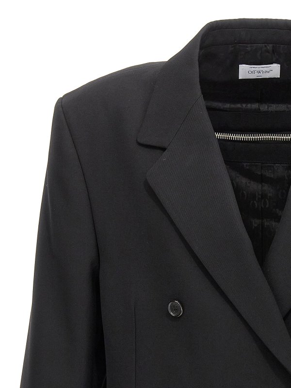 The Best Shops OFF-WHITE: Blazer - Blazer - Negro
