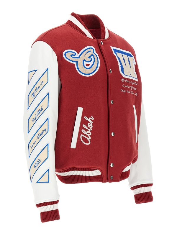 Bomberjacke - Rot shop online: OFF-WHITE