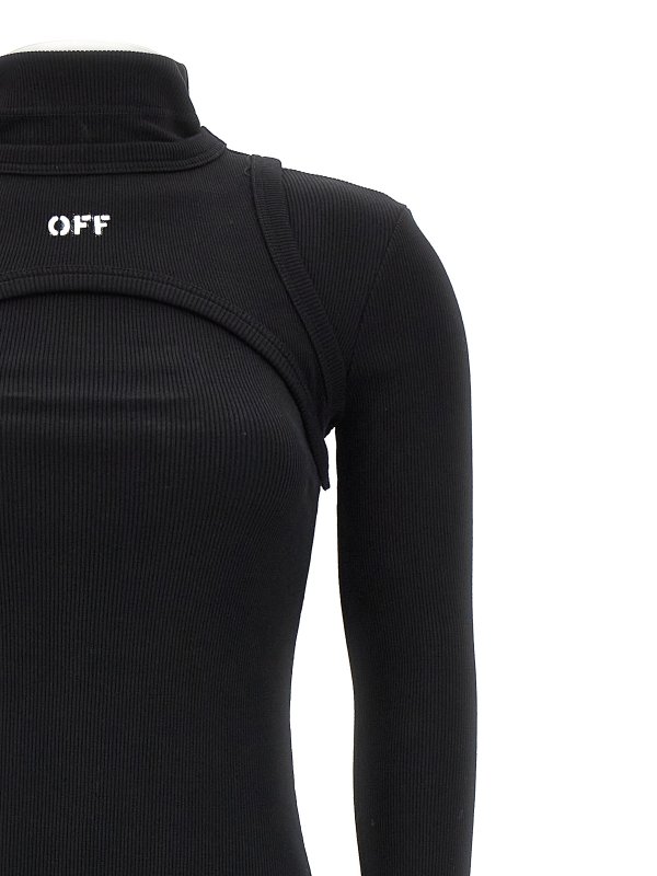 The Best Shops OFF-WHITE: knee length dresses - off stamp dress