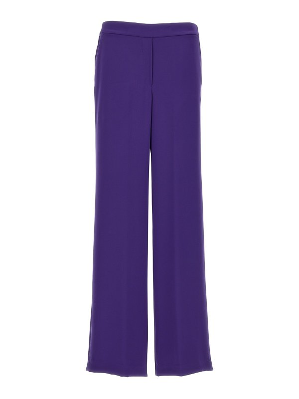 P.A.R.O.S.H.: Pantalons casual - Pantalons Décontractés - Violet
