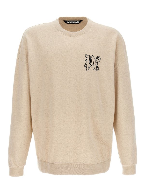Palm Angels: shirts - Pa monogram sweatshirt