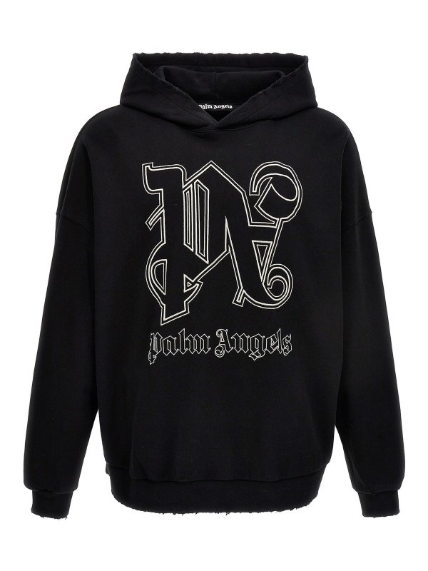 Palm Angels: スウェット＆セーター - スウェットシャツ/セーター - 白